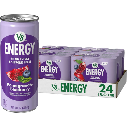 V8 +Energy Pomegranate Blueberry Juice Energy Drink